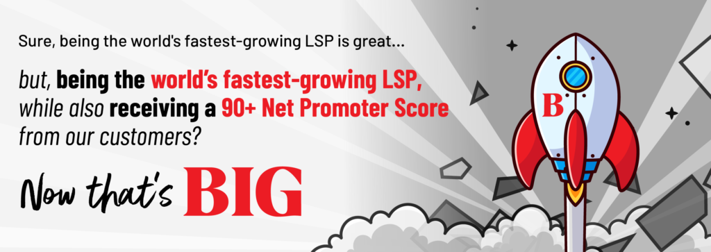 BIG Language Solutions Named Fastest Growing LSP 2021